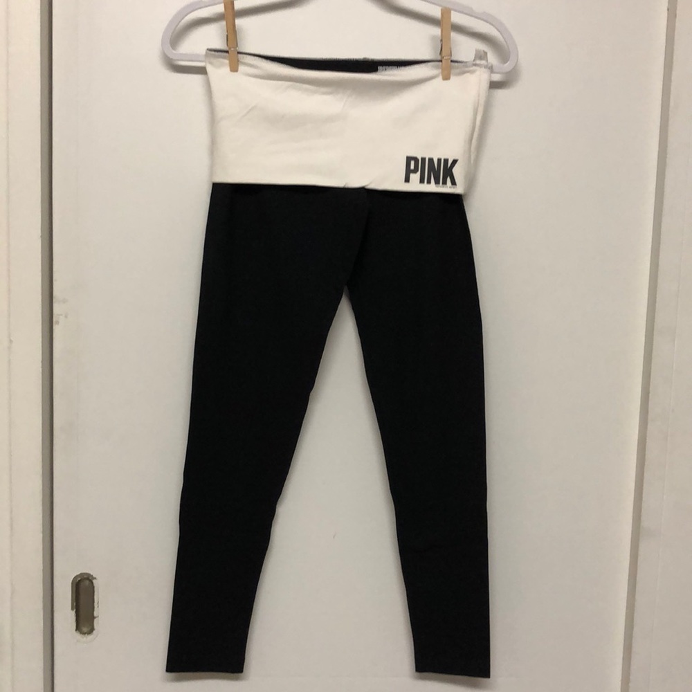 BNWOT Pink Victoria Secret Yoga Pants S/P